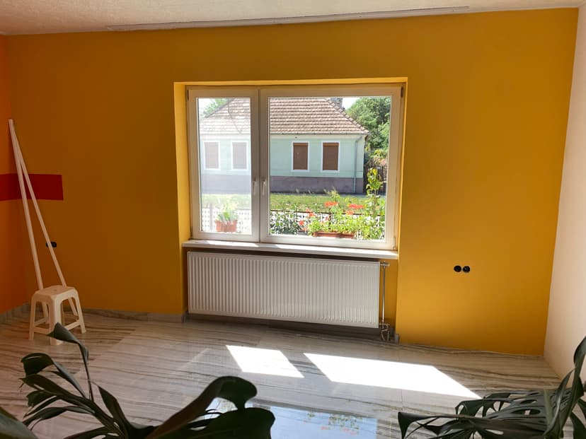 Radiátor csere — kész állapot