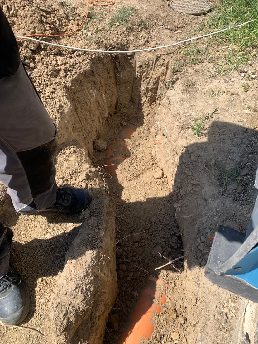 Szennyvízvezeték kiépítés